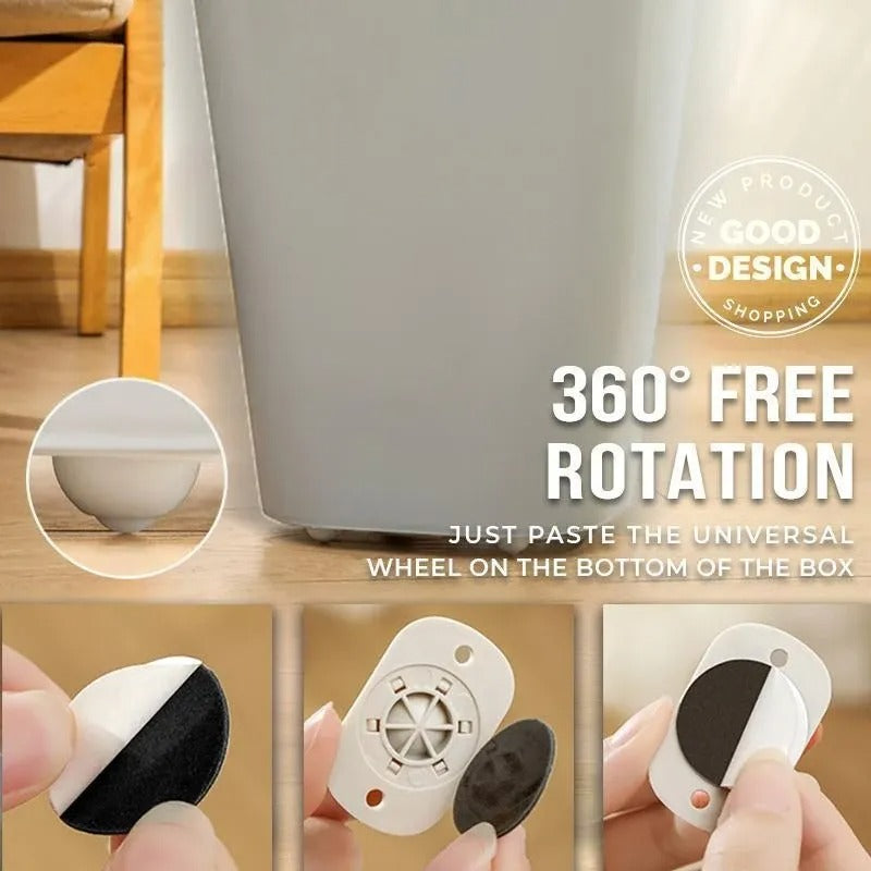 Move Oven , Fridges & Furniture Effortlessly -  360° Stick-On Furniture Wheels