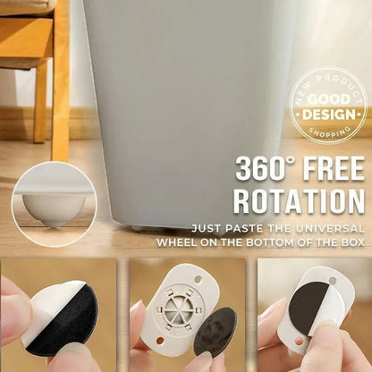 Move Oven , Fridges & Furniture Effortlessly -  360° Stick-On Furniture Wheels