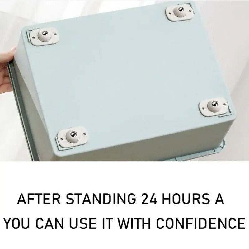 Move Oven , Fridges & Furniture Effortlessly -  360° Stick-On Furniture Wheels