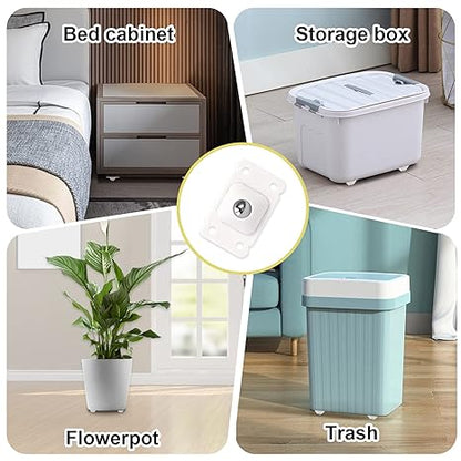 Move Oven , Fridges & Furniture Effortlessly -  360° Stick-On Furniture Wheels