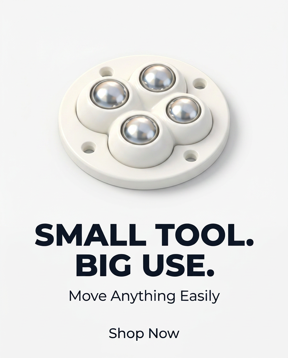 Heavy Duty 360° Rotating Furniture Mover Wheels