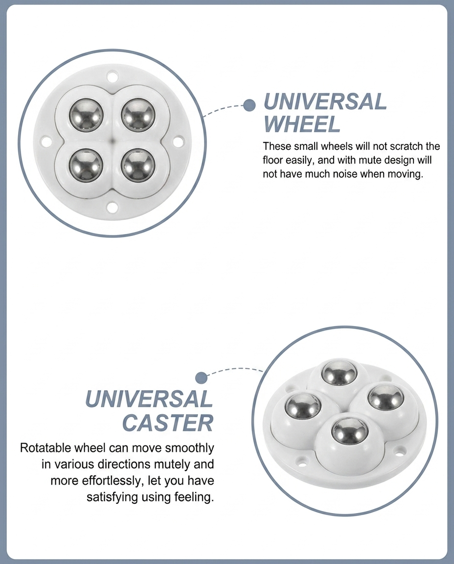 Heavy Duty 360° Rotating Furniture Mover Wheels