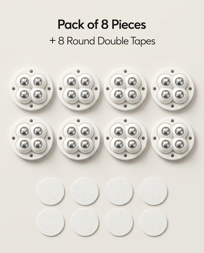 Heavy Duty 360° Rotating Furniture Mover Wheels