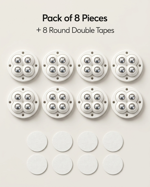 Heavy Duty 360° Rotating Furniture Mover Wheels