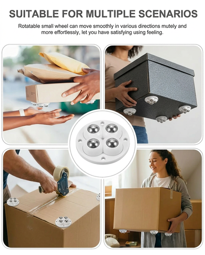 Heavy Duty 360° Rotating Furniture Mover Wheels